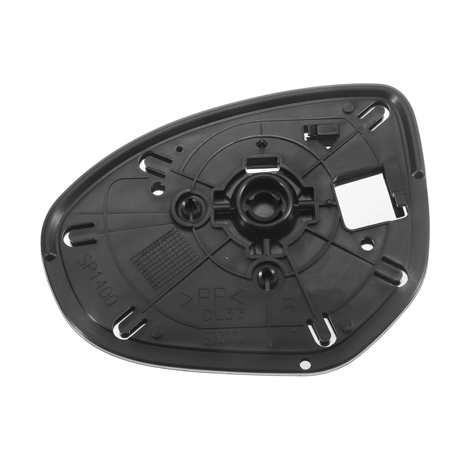 Pair Side Mirror Glass with Backing Plate for Mazda 2 3 (Non-heated)