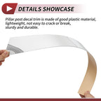 Set of 6 Door Pillar Window Trim for Nissan Titan (2017–2020) Chrome