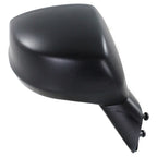 Set of 2 Manual Remote Mirrors for Honda Civic (2012–2013) Black