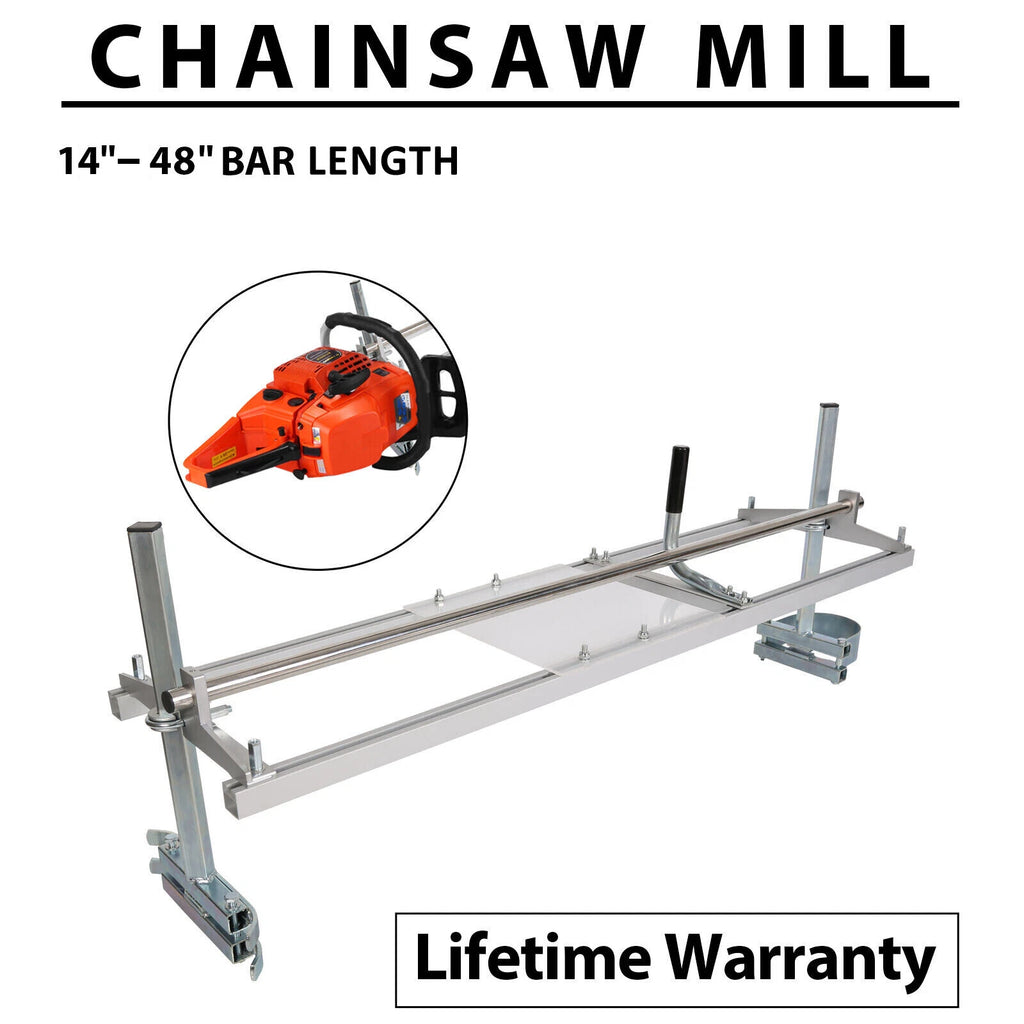Chain Saw Mill for Portable Lumber Cutting (14"-48")
