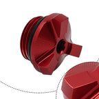 Red Engine Oil Cap Bolt Screw Filler Cover for Kawasaki Z400/650/800/900 Z1000