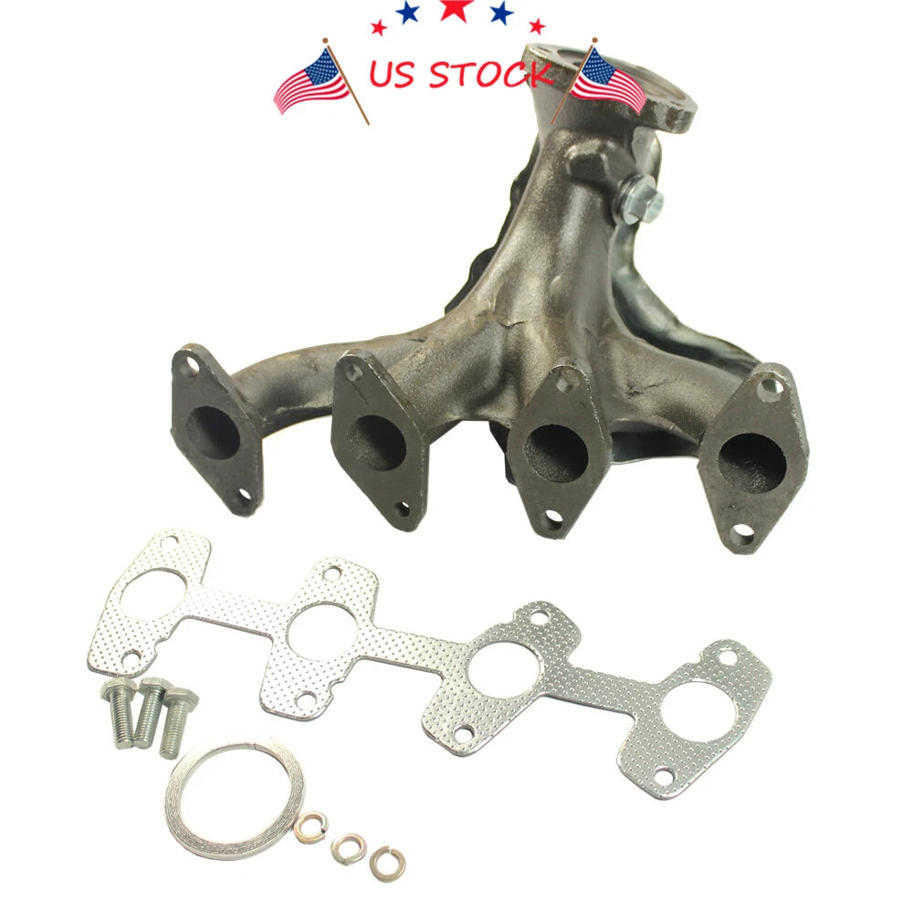 Exhaust Manifold and Gasket Kit for Chevy GMC Isuzu Pickup I4 2.2L (1995–2005)
