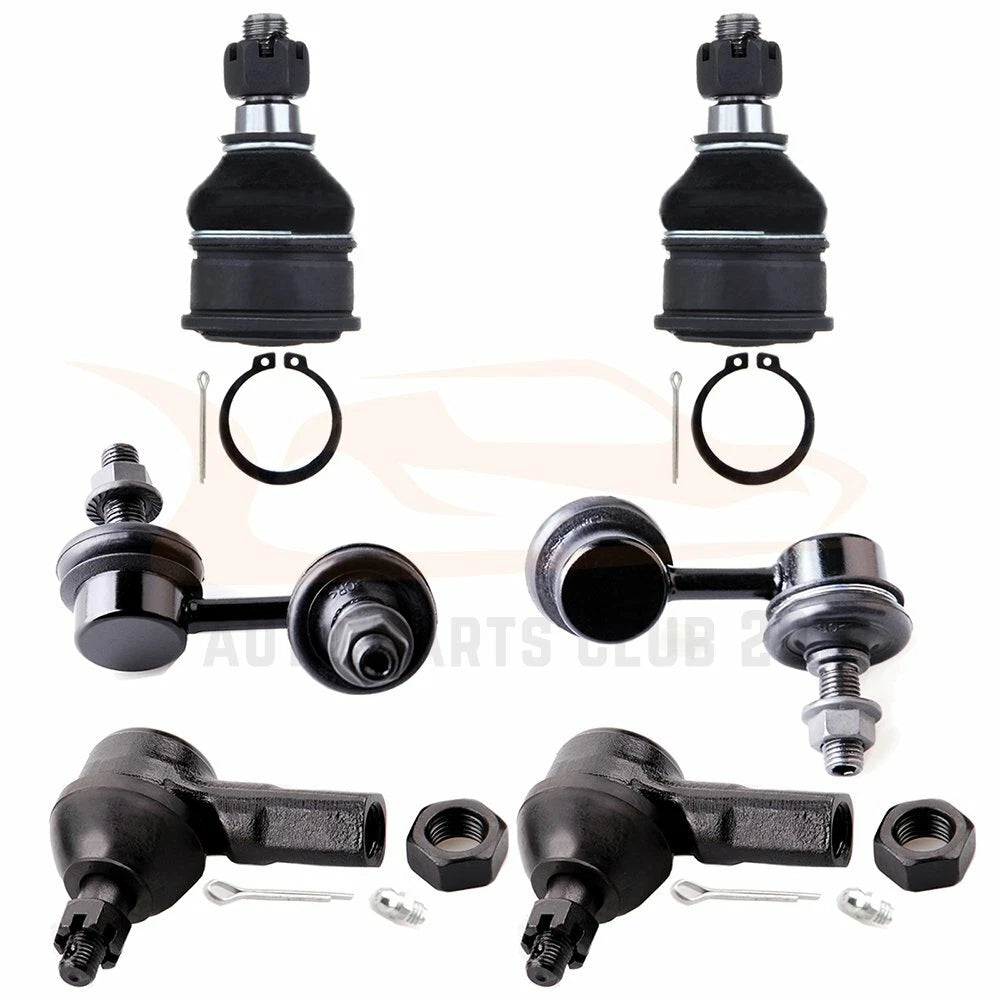 Set of 6 Front Lower Ball Joints for Honda Civic (2002–2004)