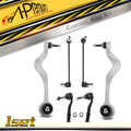 Set of 6 Control Arm Sway Bar Tie Rods for BMW 525i 528i 530i 535i 550i (2001–2007)