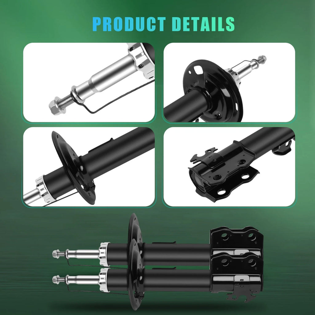 Set of 2 Front Struts for Toyota Yaris (2004–2006)