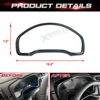 Carbon Fiber Black Dashboard Instrument Panel Cover for Honda CR-V (2017-2022)
