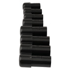 Set of 8 Tap Socket Set 70500 for Threading 1/8"-3/4" Ratchet T-Handle