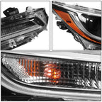 LED Projector Headlight Lamp for Toyota Corolla Sedan (2020–2024) - Right, Black Housing