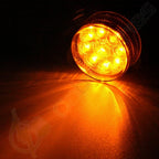 8PCS 2'' Amber Side Marker Lights for Truck Trailer (LED)