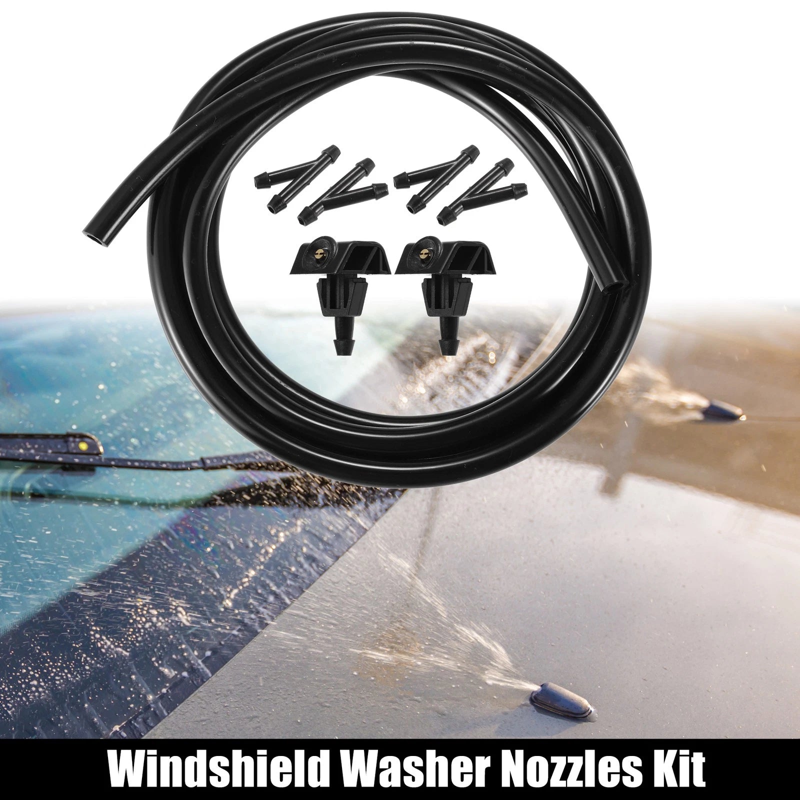 Set of 1 Windshield Wiper Washer Nozzle Spray Jet for Nissan Note 
