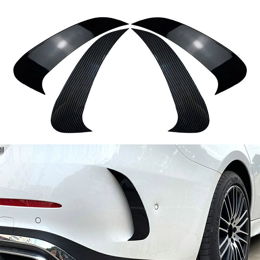 Rear Bumper Splitter Spoiler Canard for Benz C-Class W206 (2022–2023) Carbon Fiber