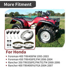 Brake Shoes Kit for Honda Rancher 350 TRX350FE/FM/TE/TM (2000–2006)