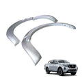 Front Silver K23 Fender Flares for Nissan Navara (2021-2022)