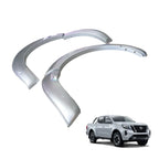 Front Silver K23 Fender Flares for Nissan Navara (2021-2022)