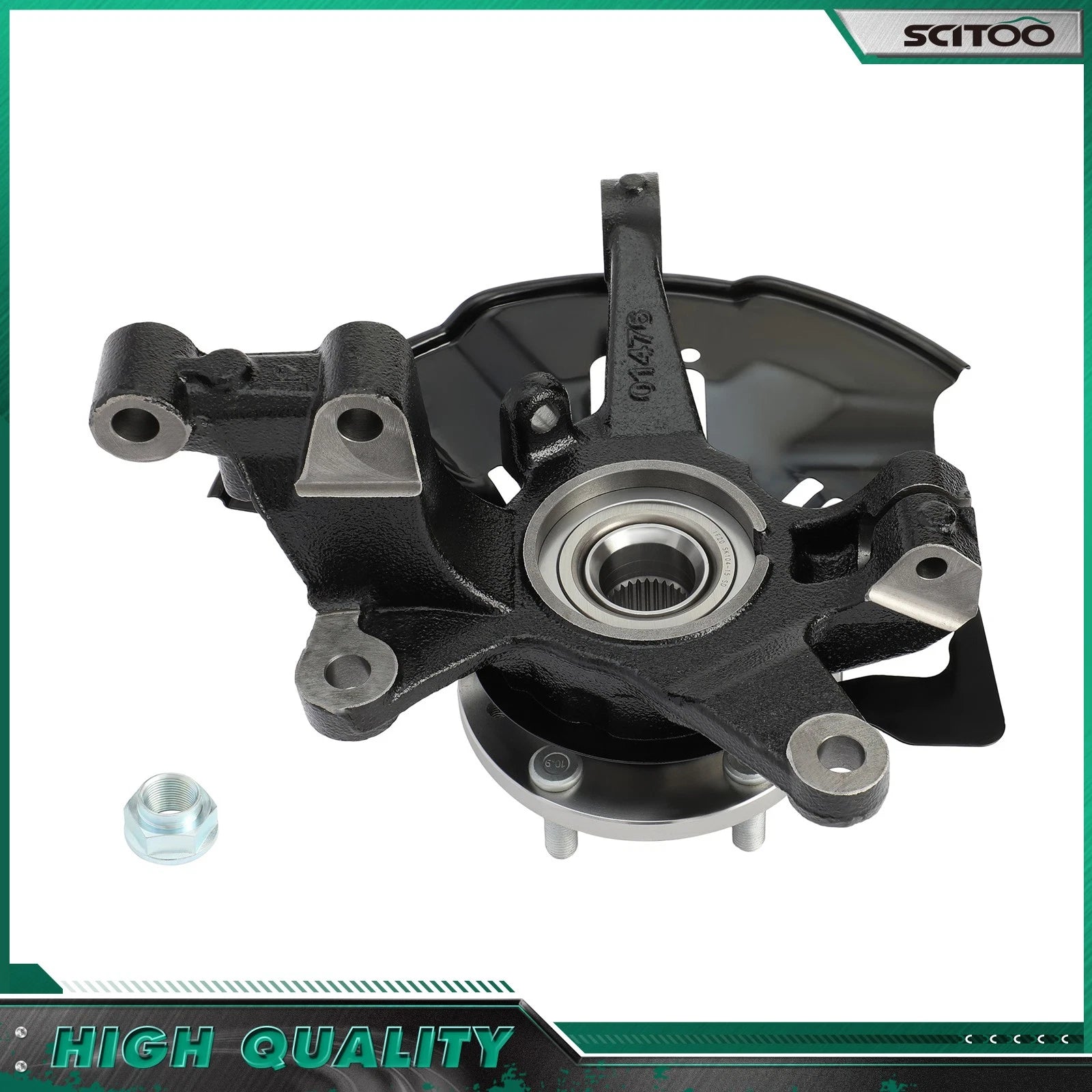 Front Right Wheel Hub and Bearing Knuckle Assembly for Mazda CX-9 (2007–2015)