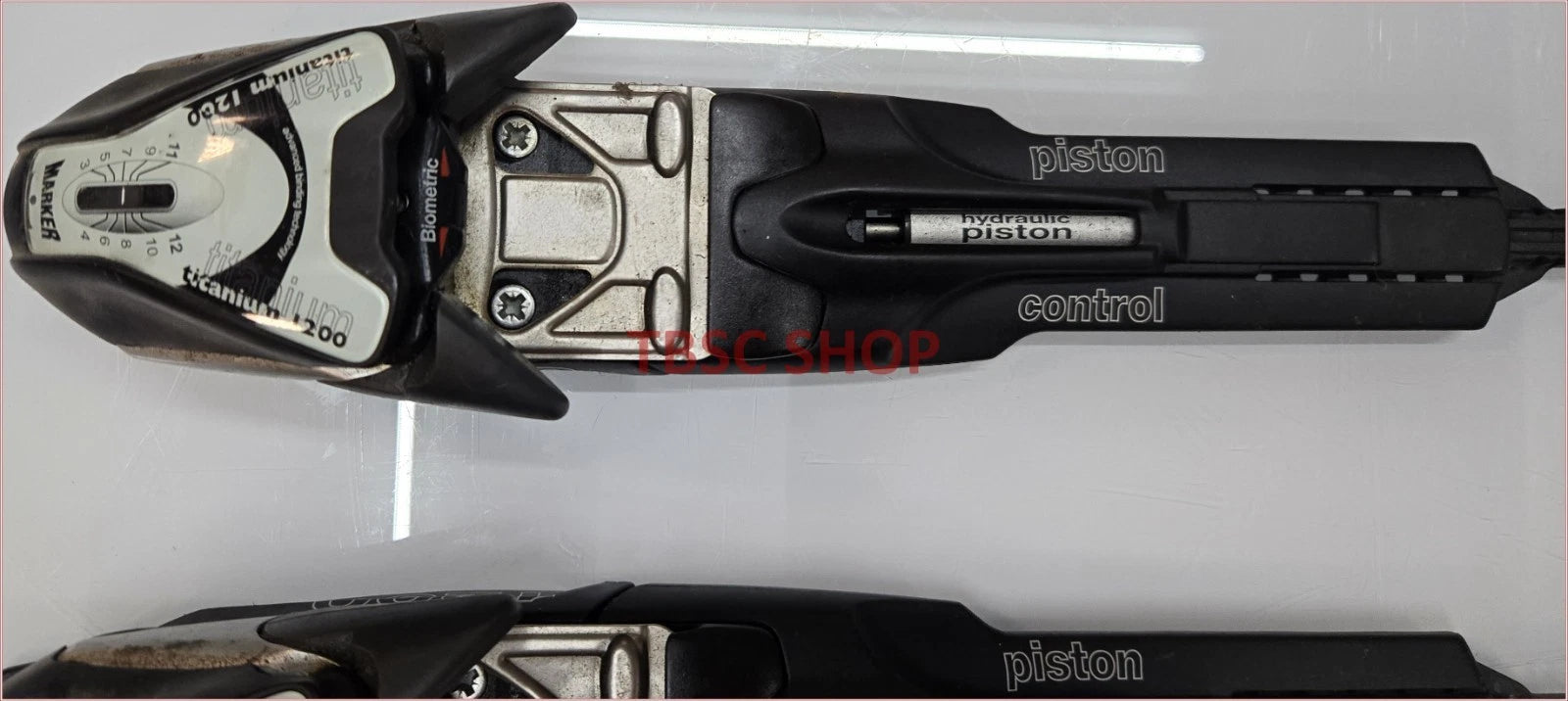 Marker Titanium 1200 Piston Control Ski Bindings EPS Biometric Set for Skiing (2023–2023)