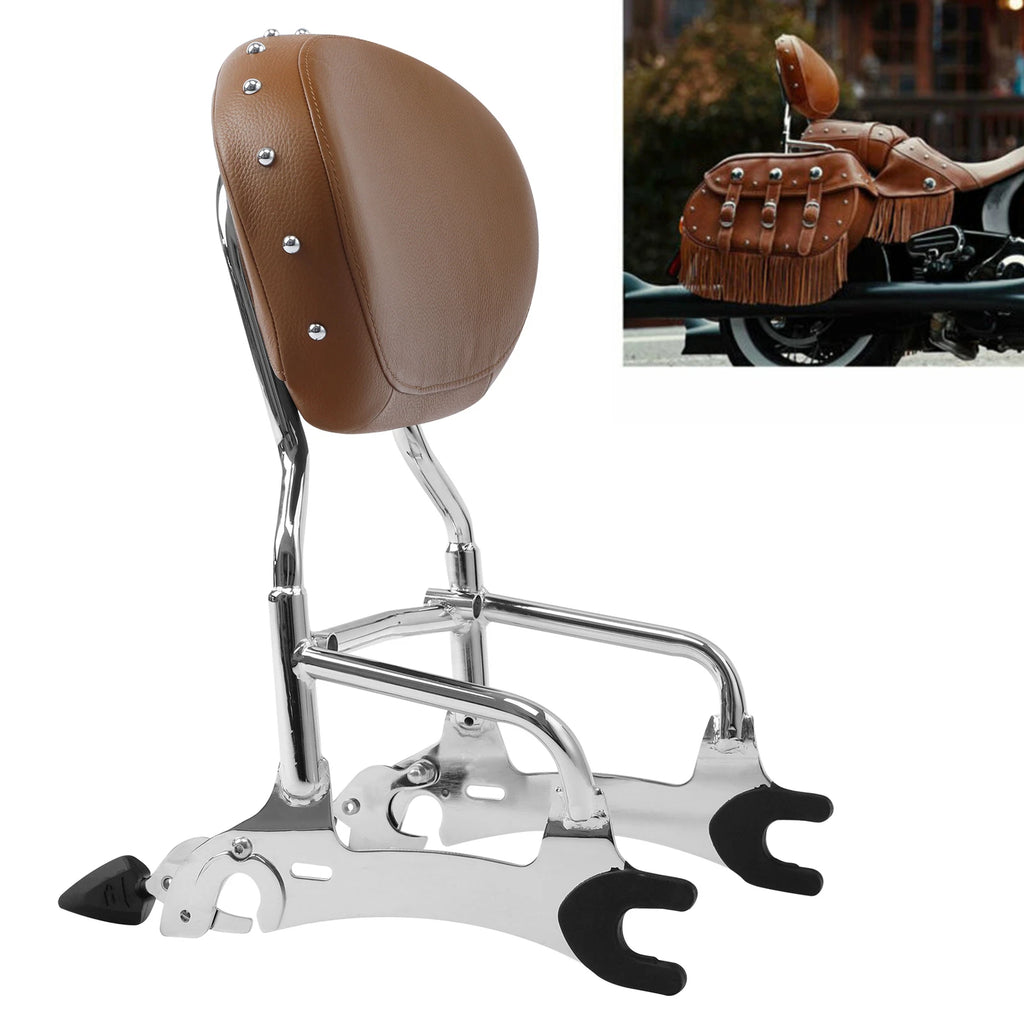 12" Sissy Bar Backrest for Indian Chief Dark Horse (2016–2018) Classic (2014–2018)