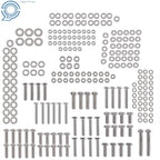 246PCS Stainless Steel Hex Head Nuts and Bolts Kit for Automotive 