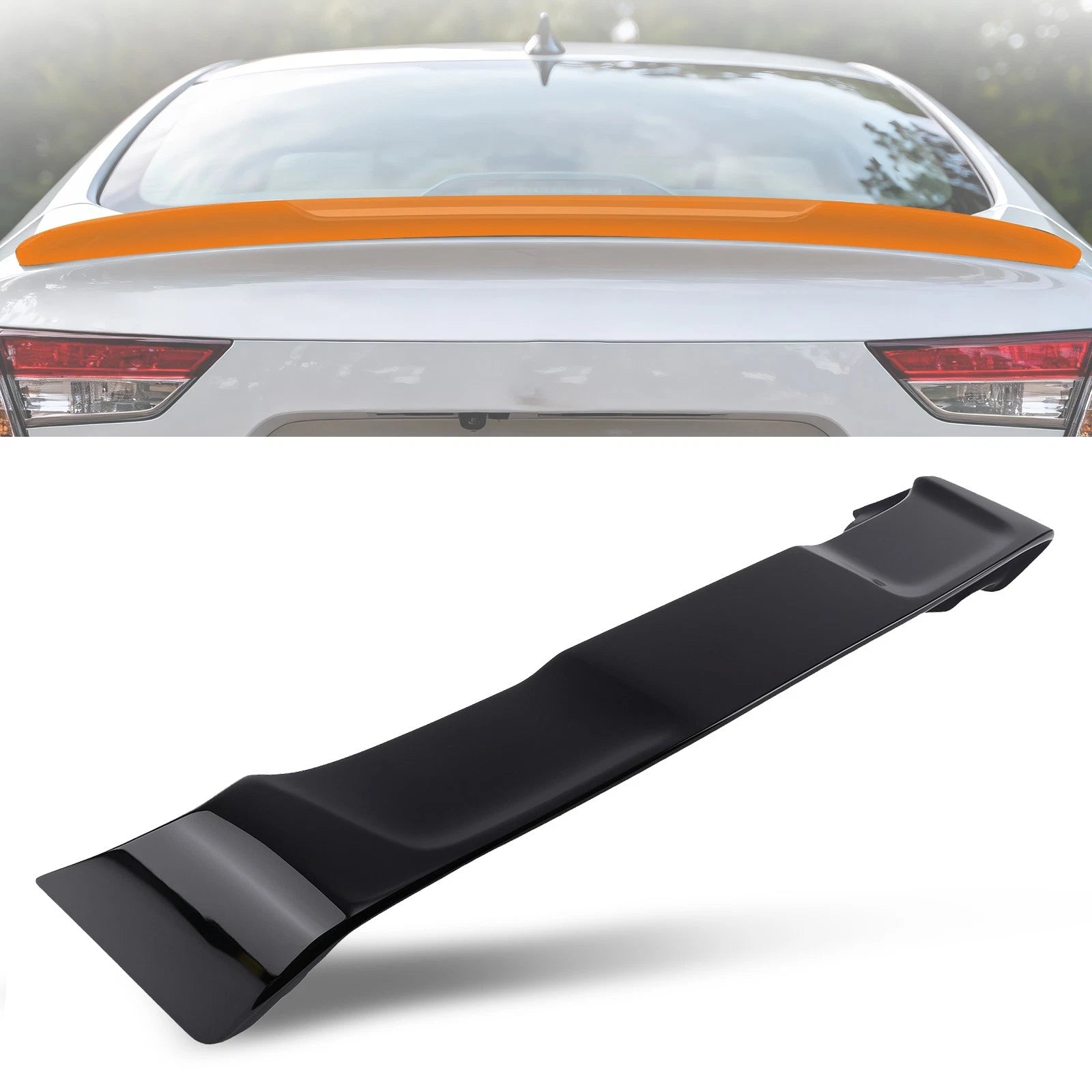 Black ABS Rear Trunk Spoiler for Mitsubishi Lancer EVO 10 (2008-2017)