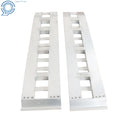 Set of 2 Aluminum Hook Ramps for Car Truck Trailer (6500 lbs Capacity)