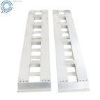 Set of 2 Aluminum Hook Ramps for Car Truck Trailer (6500 lbs Capacity)