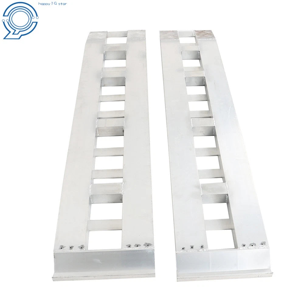 Set of 2 Aluminum Hook Ramps for Car Truck Trailer (6500 lbs Capacity)