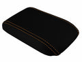 Console Lid Armrest Cover for Honda Prelude (1997–2001) Carbon Fiber Orange Stitch