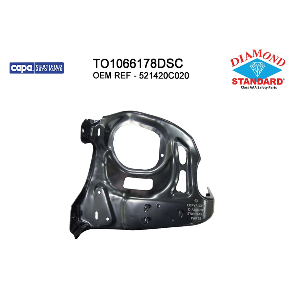 Front Driver Side Bumper Mounting Bracket Replacement for Toyota Tundra (2014–2021)