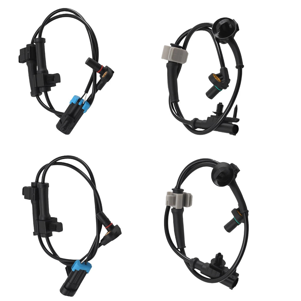 Set of 4 ABS Wheel Speed Sensors for Chevy Silverado 1500 GMC Sierra 1500