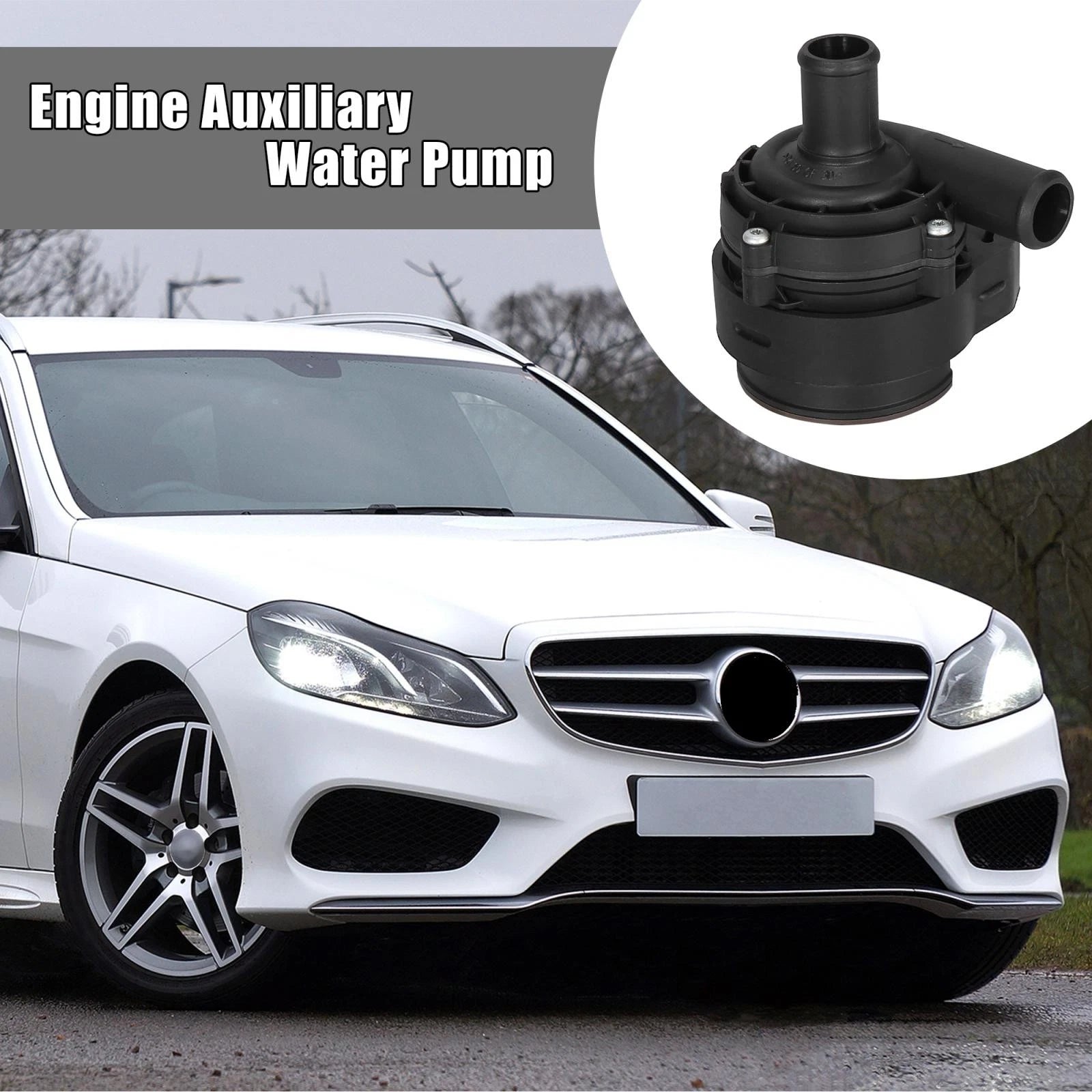 Auxiliary Water Pump for Mercedes-Benz C-Class W204 (2007–2015) 2048350364