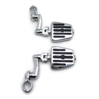 Furious Flame Arched Foot Pegs 1.25" 32mm for Honda Shadow, Harley Road King