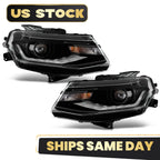 HID Headlight Set for Chevy Camaro (2016–2024) w/Bulb & Ballast Left+Right