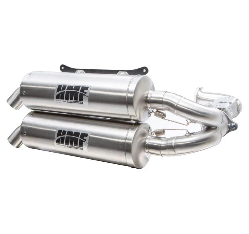 HMF Titan Dual Slip On Exhaust for Polaris RZR XP Turbo (2016–2023)
