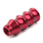Manual Gear Shift Knob Lever for Universal Applications (Aluminum Red)