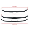 3Pcs Front Upper Grille Bar Insert for Ford Flex (2009–2012) Black