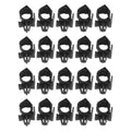 0.43inch 20x Car Harness Automatic Route Clamp for Unknown Make Model