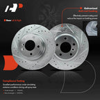 Rear Drilled Brake Rotors for BMW X3 X4 (2011–2018)