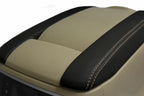 Console Lid Trim Armrest for Toyota Highlander (2014–2018) Beige Stitch