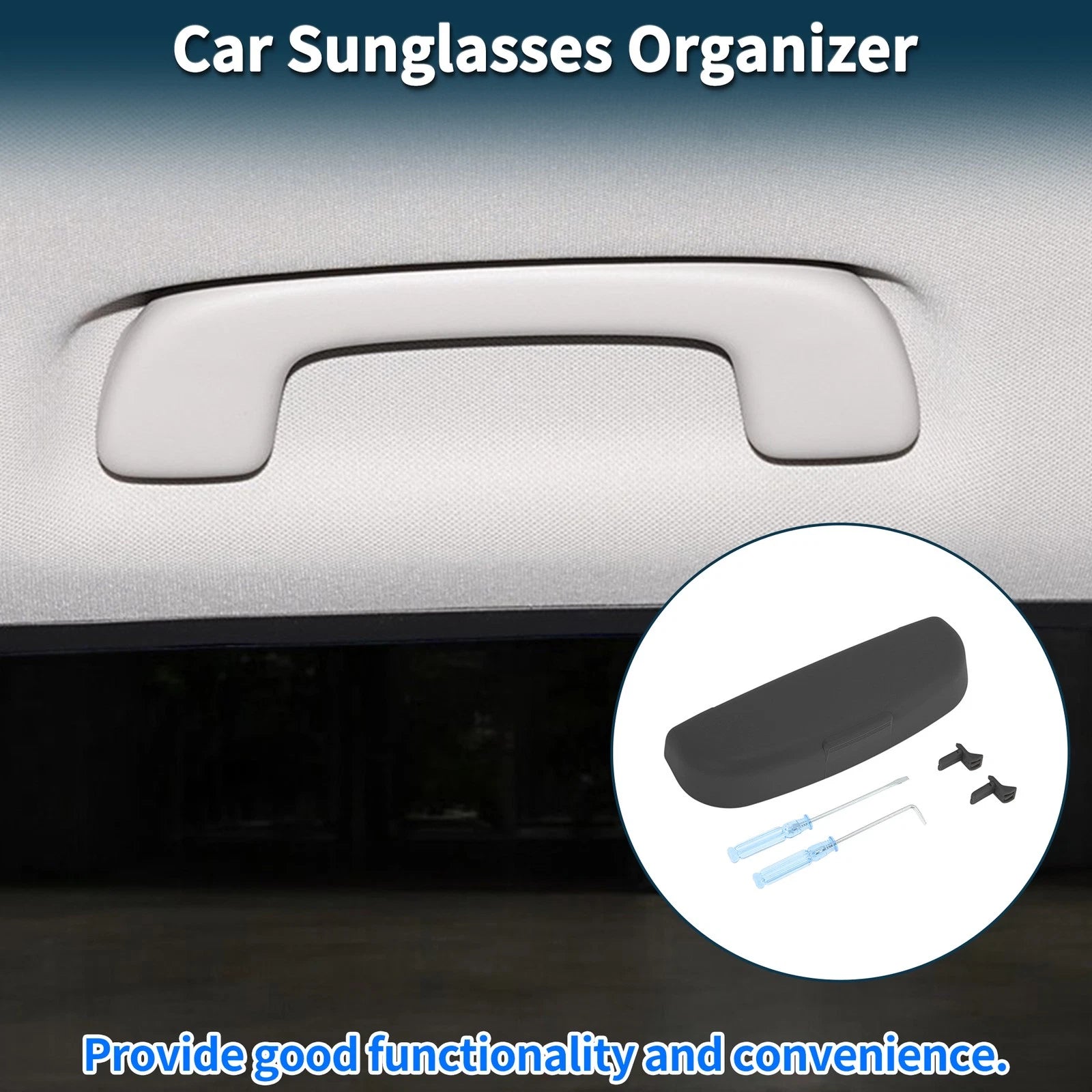 Sunglasses Case for Mercedes-Benz GLA (2015–2023) Eyeglasses Holder Black