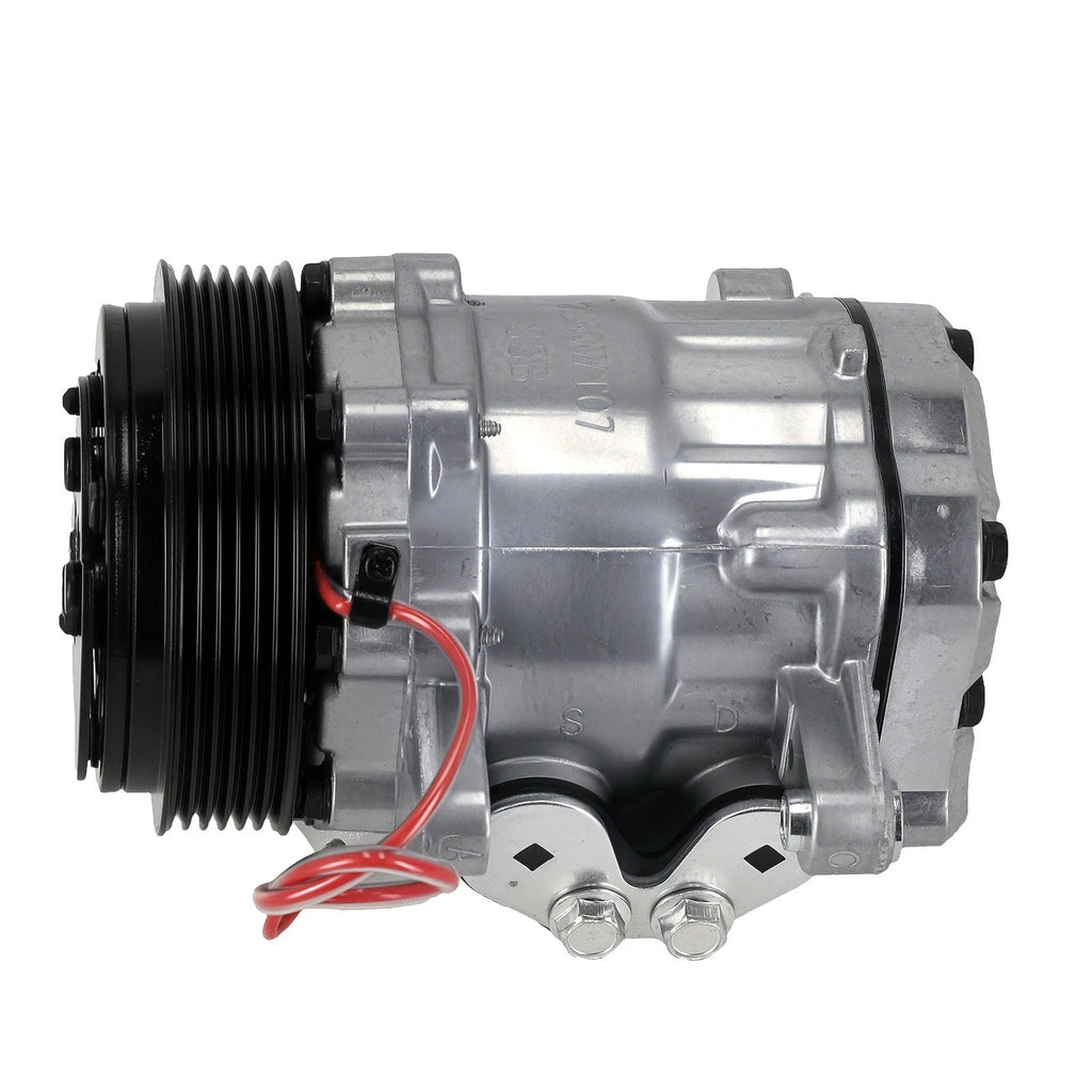 A/C Compressor with Clutch for Sanden SD7 HC5005BK (R134a)