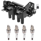 Ignition Coil & Spark Plugs Set for Hyundai Accent (2001–2006) UF424
