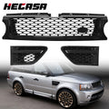 Gloss Black Front Grille Air Side Vents for Land Rover Range Rover Sport (2010–2013)