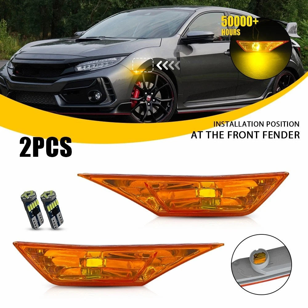 LED Side Marker Lamp Turn Signal Light for Honda Civic (2016–2021)