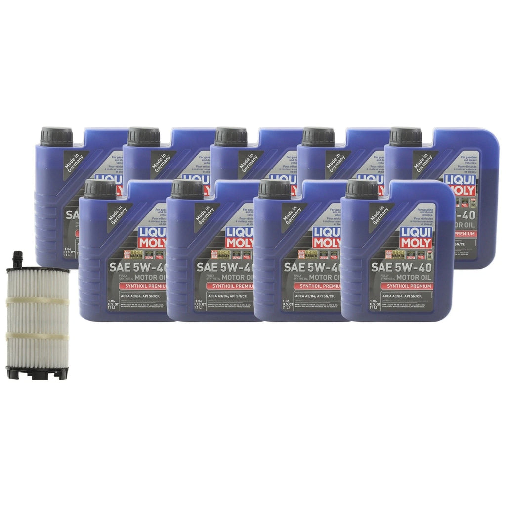 Liqui Moly Synthoil Premium 5W-40 Engine Oil Change Kit for A6 Quattro (2005–2011)