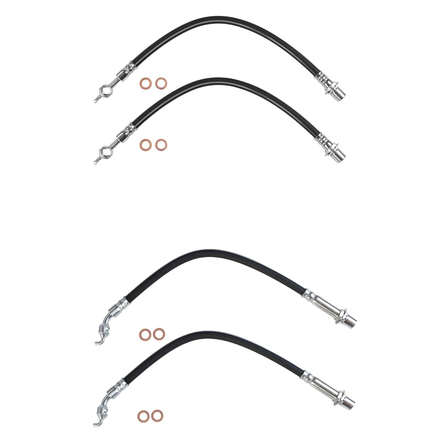 Sunsong Brake Hydraulic Hose Kit for Lexus GS300 GS400 GS430 (1998–2005)