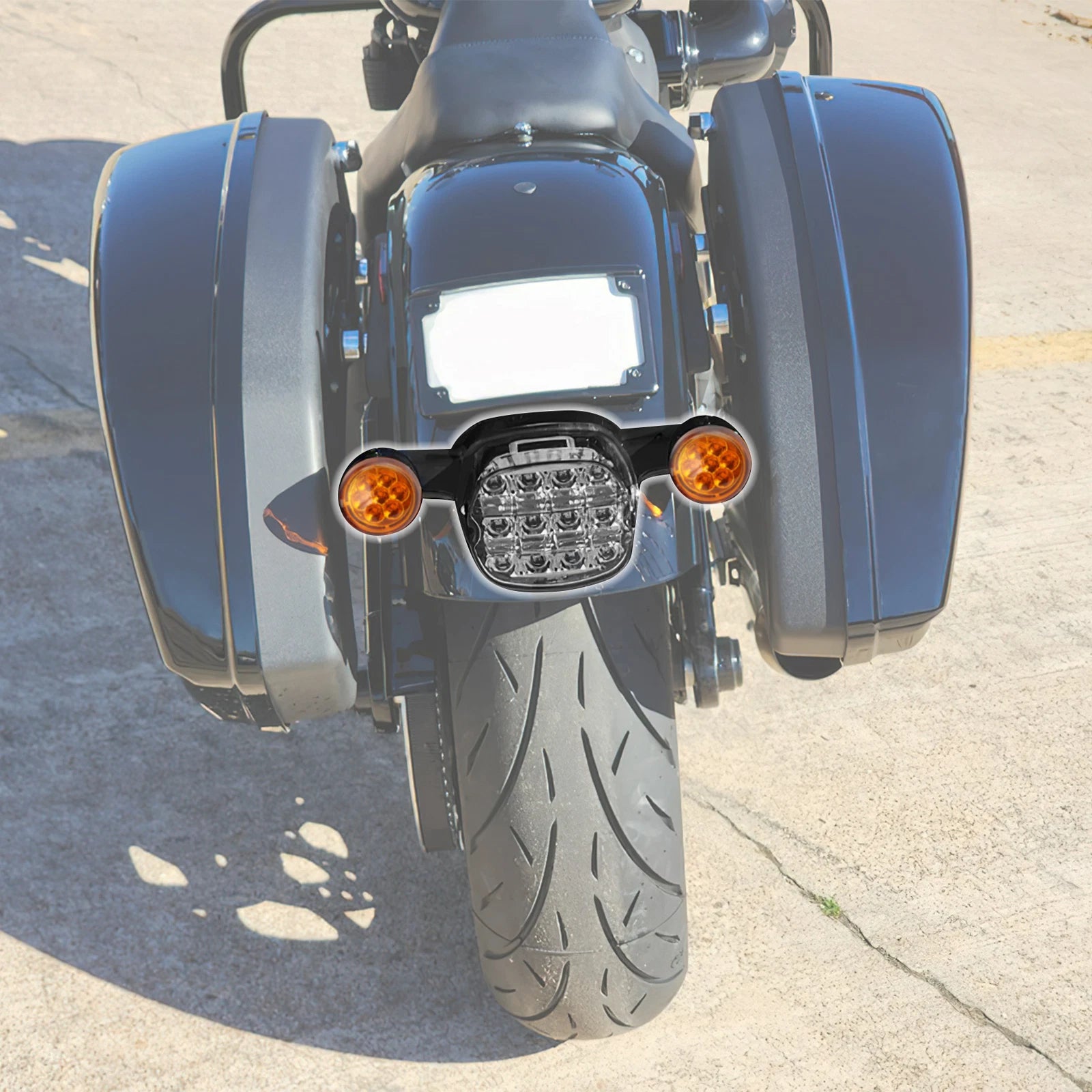 LED Rear Brake Tail Light Turn Signals for Harley Low Rider ST (2022–2024)