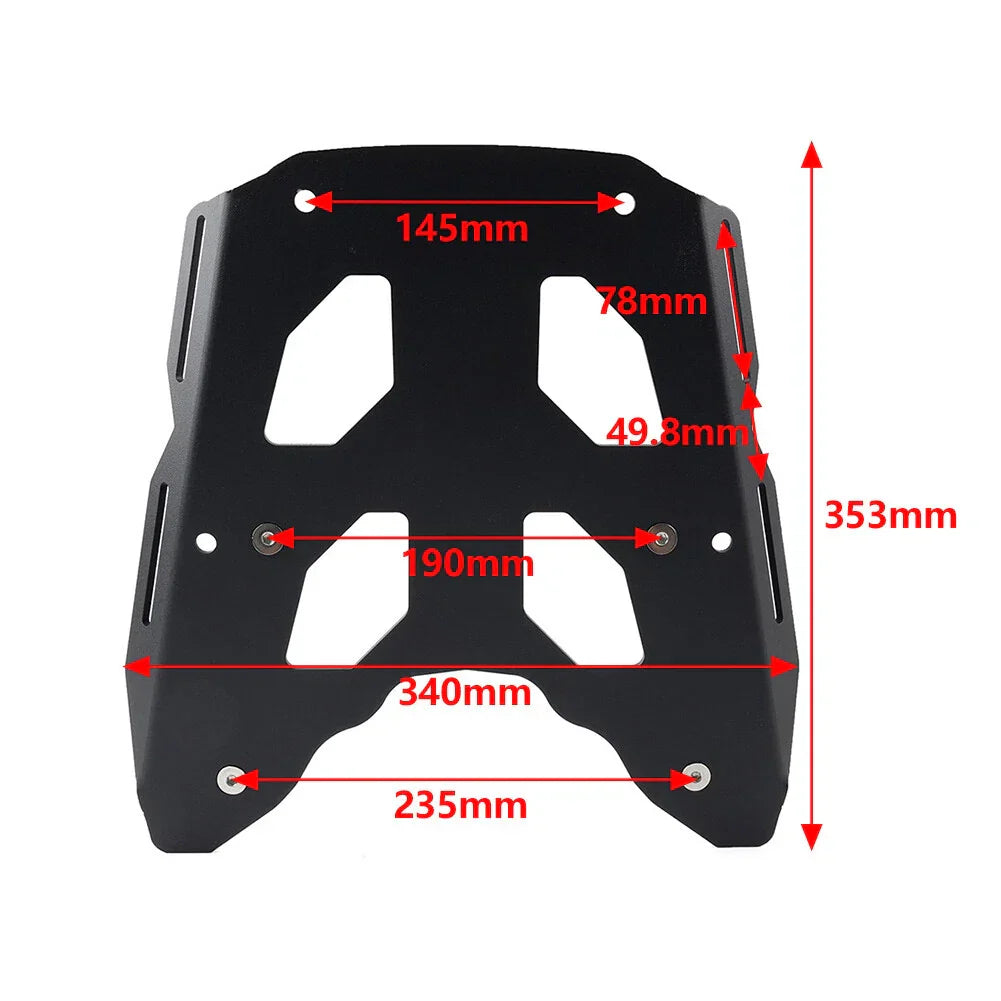 Rear Luggage Rack Mount Plate for Kawasaki Versys 650 (2016-2024)