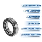 6008DDU Deep Groove Ball Bearing for Various Models (40x68x15mm)