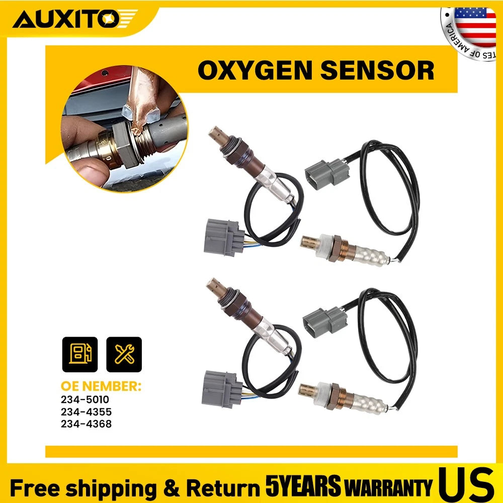 Set of 4 Oxygen O2 Sensors for Honda Accord 3.0L V6 (2003–2007)