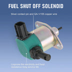 Fuel Shut Off Solenoid for Kubota D905 D1005 D1105